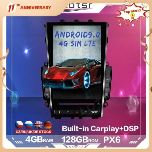 128GB Tesla Android Car Multimedia Radio Player for Infiniti Q50 Q50L Q60S 2015 - 2019 Auto GPS Navigation DSP Carplay 4G SIM