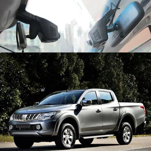 BigBigRoad For Mitsubishi L200 Car Wifi DVR Video Recorder FHD 1080P hidden installation G-sensor Dashcam
