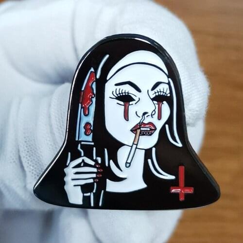 Nasty Habbit Brooch Don't let it kill you your dream Jewelry