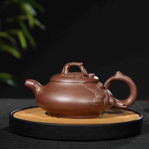 Pot Yixing Mingjiayuan Mine Cultural Revolution Mud Handmade Teapot Shoutaohua Teapot Kungfu Teaware Gift Customization