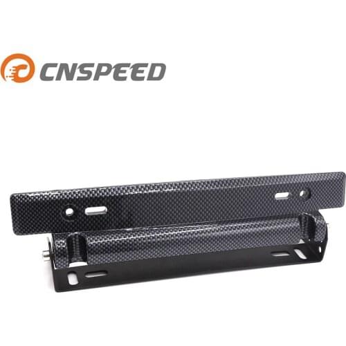 CNSPEED Adjustable car Look number Plate Aluminium License plate frame YC100824