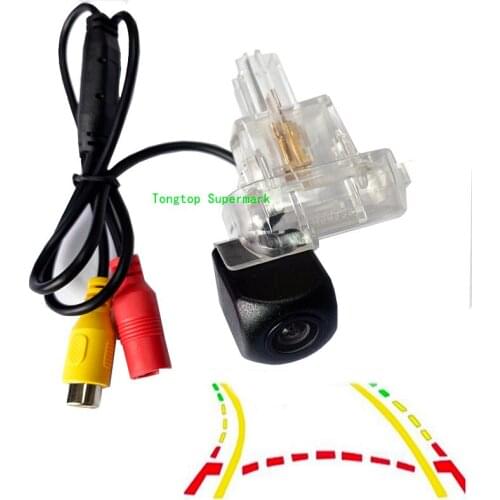 CCD Dynamic Trajectory Tracks Car Rear View Camera For Mazda 3 Mazda3 Hatchback BM BN 2014 2015 2016 2017 2018