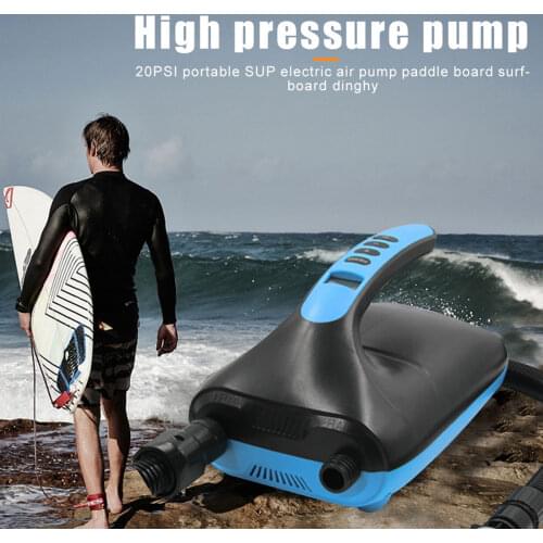 Kayak Electric Inflatable Pump, with 6 Air Nozzles, 20psi 12V Onboard High Pressure Air Pump-for Inflatable Stand Up Paddle Boar
