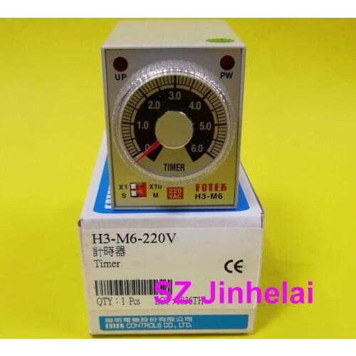 FOTEK H3-M6-220V Authentic original Time relay H3-M6 220V