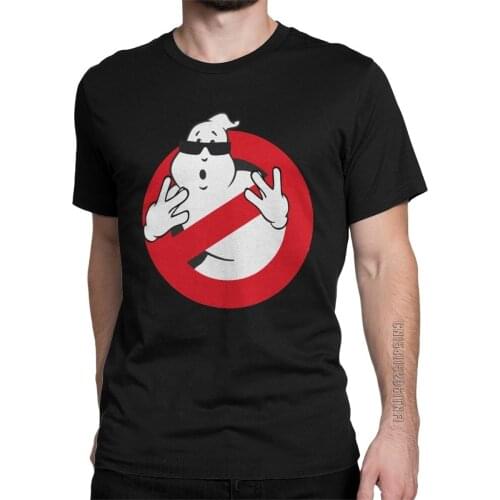 Mens West Side Ghostbuster T Shirt Pure Cotton Clothes Novelty Classic Short Sleeve Crew Neck Tees Designer T-Shirts