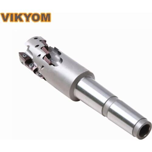 Rough corn milling MT4 MT5 Taper shank indexable high-efficiency spiral corn end mill Coarse side milling cutter arbor