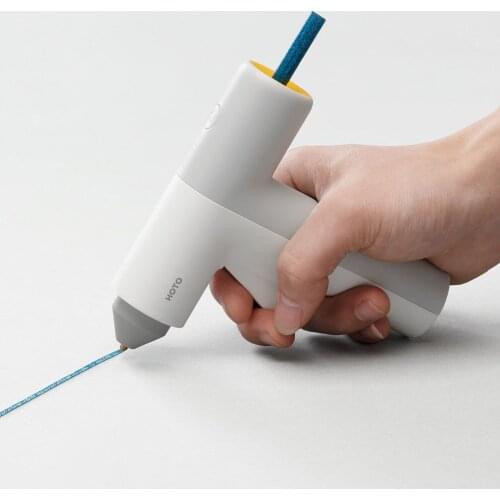 HOTO Mini Electric Glue Machine Hot Melt Glue Gun Heat Insulation Heating Glue Bonding Household Crafts + Glue Sticks