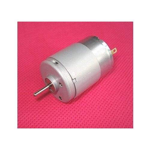 RS-385 24VDC 6800RPM Magnetic Mini Motor for Duplicator Cleaner Hair Drier DVD CD Repair USB Fans 3V-48V Shaft 2.3x14mm