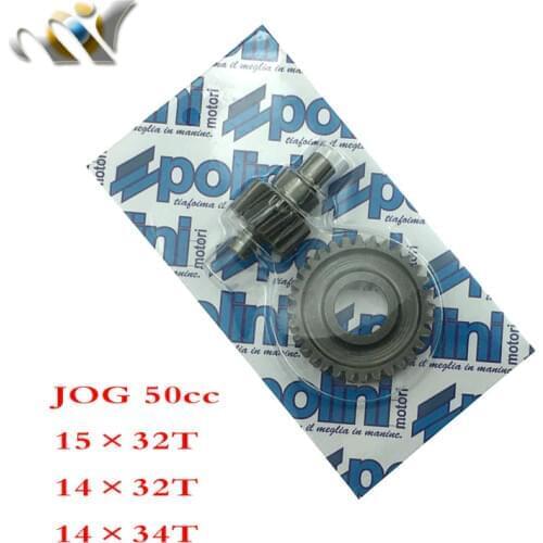 MOFO CAIZHUANGSHI Performance Racing Transmission Gear Set for JOG50 JOG90 3KJ ZR JOG 50 JOG 90 high speed gear