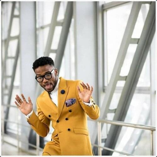 2019 Latest Coat Pant Designs Double Button Suits Elegant Formal Man Suit Jacket For Business Wedding Classic Male Tuxedos 2 Pcs