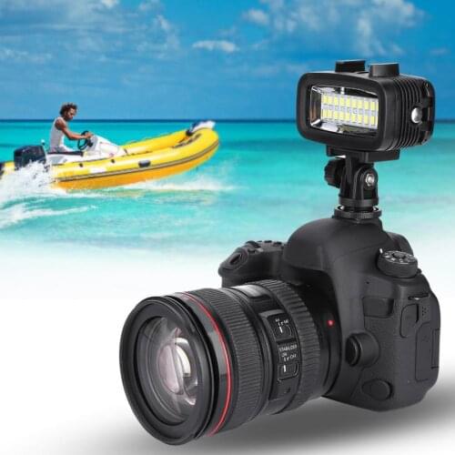 NEW Ring Light Phone Light 40M Underwater Waterproof 20Led Photography Diving Fill Light With Mount For Photo Light