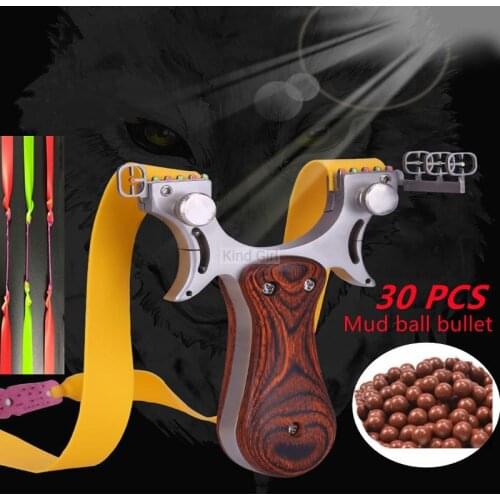 Outdoor Hunting Tool Shoot fish Slingshot Shot game With Rubber Bands Hunting Catapult Shooting Steel Balls Arrow Fast bow