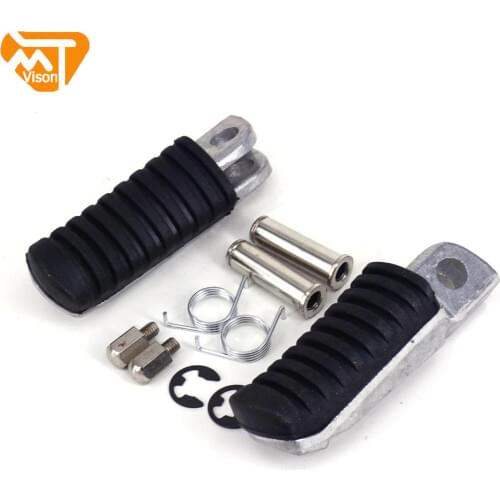 Front Foot Pegs Rests Footrest Pedals For KAWASAKI ZRX400 ZRX1100 ZRX1200 ZXR 400 1100 1200 Z1000 Z750 03 04 05 06 Z 750 1000