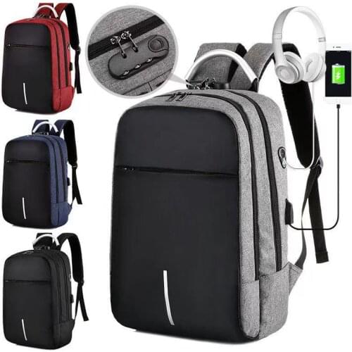 15.6 Inch Men Women Laptop Backpacks Multifunction Anti Theft Business Bag Usb Charging Backpacks Waterproof Schoolbag Mochila