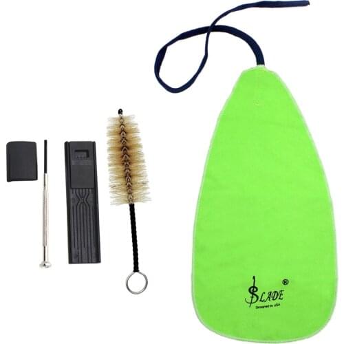 Saxophone Passing Cloth Flute Head Brush Thumb Pad Reed Clip Screwdriver Set