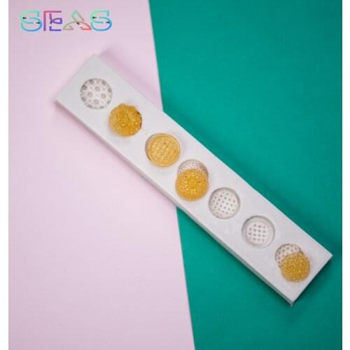 7 Holes Buttons Silicone Mold Star Chocolate Molds Candle Resin Molds Pastry Tools Accessories Kitchen Tools Accessories Baking