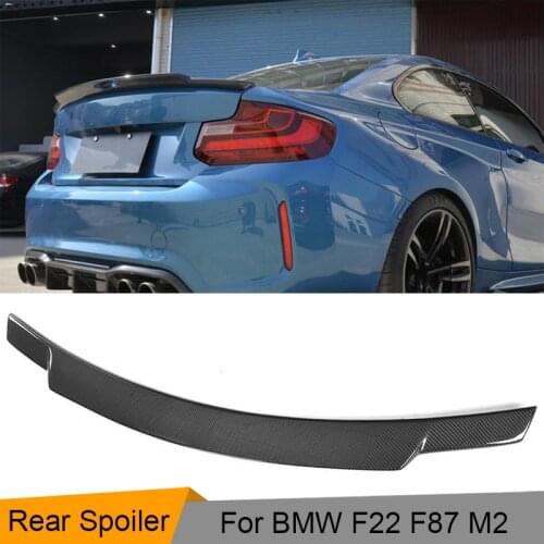 Rear Trunk Spoiler Wing for BMW 2 Series F22 F87 M2 2014-2019 M235i M240i 218i 220i 228i Carbon Fiber Rear Boot Lip Wing Spoiler