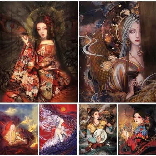 Diamond Painting 5D DIY Country Style Beauty Handmade Rhinestone Diamond Cross Stitch Home Decoration Painting Can Be Customized