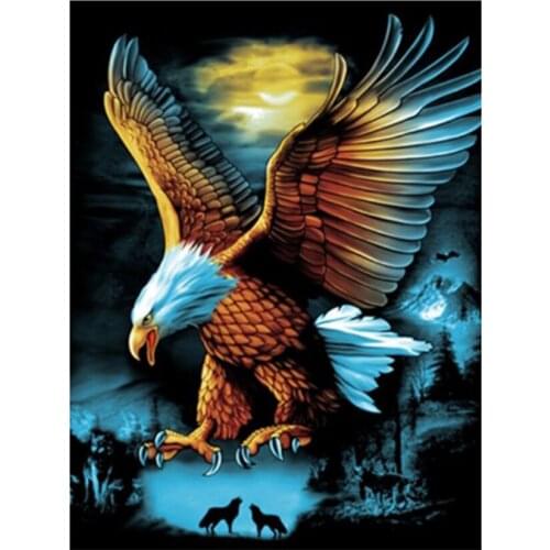 DIY Diamond Painting Eagle Diamond Embroidery Cartoon Diamond Cross Stitch Picture Of Resin American Style Home Decor Painting