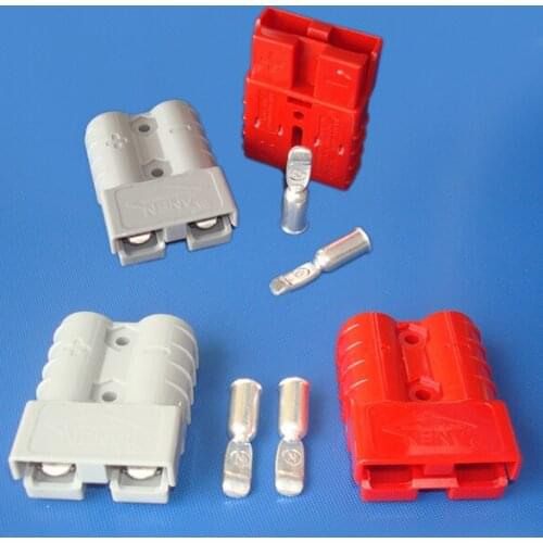 Free Shipping! 600V 50A connector high current plug power terminal Battery Quick Connector Plug 50A 8AWG wire