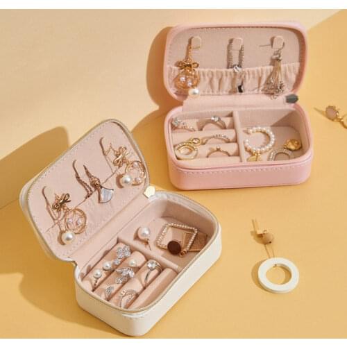 Travel Jewelry Storage Bag Mini Jewelry Organizer Case for Necklace Earrings Rings Bracelet Portable Box Ювелирные изделия