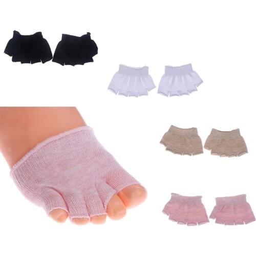 1 Pair Breathable Cotton Five Finger Toe Socks Elastic Bunion Sleeve Protector Hallux Valgus Foot Toe Corrector Foot Care Tools