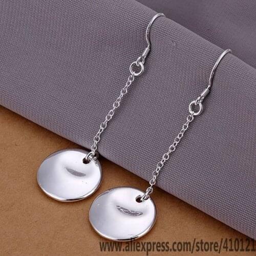 E060 Hot Sale High Quality Silver Clolor Jewelry,Wholesale Sterling Jewelry Elegant Charms Fashion Earrings /dgralxya Erzanjga