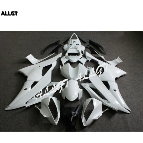 Molded ABS Drilled Unpainted Fairing Kit BodyWork for YAMAHA YZF R6 2008 2009 2010 2011 2012 2013