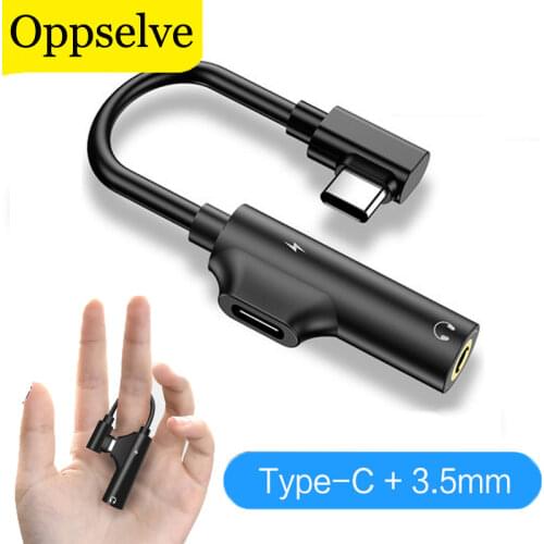 Usb Type C To 3.5mm Jack Type-C Audio Splitter Headphone Cable Earphone Aux 3.5 Adapter Charger UsbC For Xiaomi Mi6 Mix2 Huawei