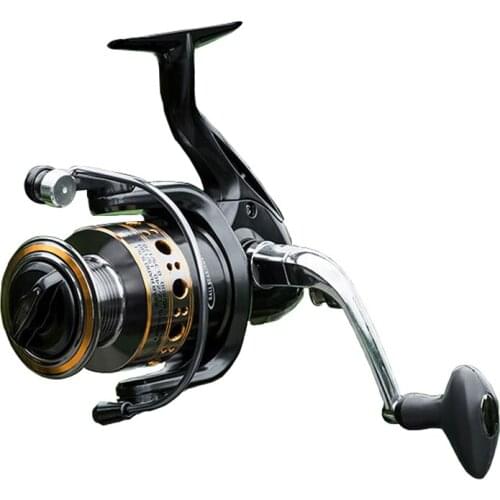 2020 New 5.5:1 Gear Ratio Nylon Metal Body Spinning Reel Soft Handle All Metal Wire Cup 1000 2000 3000 4000 5000 Fishing Reel