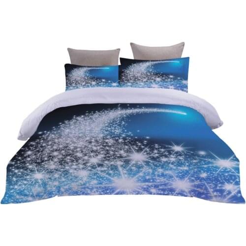 Christmas New Year Duvet Quilt Cover Sets Happy Gift 3D Bed Three-Piece Set Snowman Quilt Cover and Pillowcases Bedding Set 2021