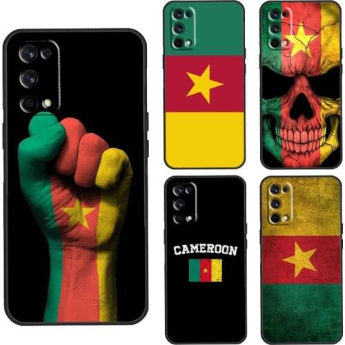 Republic of Cameroon Flag Case For Realme C3 C11 C15 GT Neo Q3 6 7 8 Pro Cover For OnePlus 8 Pro 8T Nord 9 Pro Shell