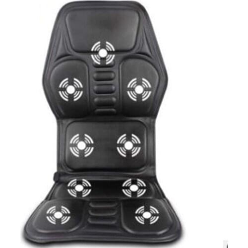 Heated Back Massage Seat Topper Car Home Office Seat Massager Heat Vibrate Cushion Back Neck Massage Chair Massage Relaxation