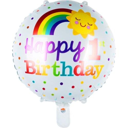 New 18inch Happy Birthday Balloons Birthday Party Decoration Balloons High Quality happy1 birthday balloon
