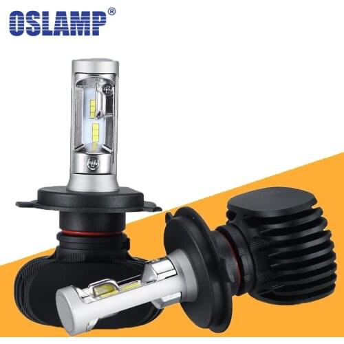Oslamp S1 H4 H13 Hi lo Beam Car LED Headlight Bulbs H7 H11 9005 9006 50W 8000LM 6500K CSP Led Auto Headlamp Led Bulb Car Light
