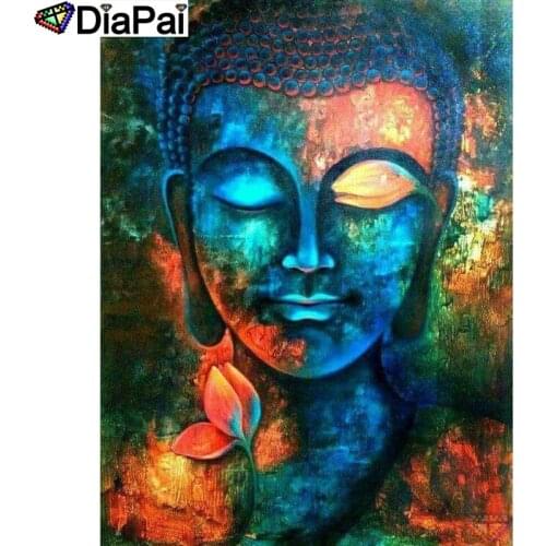 DIAPAI 100% Full Square/Round Drill 5D DIY Diamond Painting "Religious Buddha" Diamond Embroidery Cross Stitch 3D Decor A20671