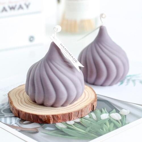 Aromatherapy candle silicone mold creative onion head candle mold European holiday gift decoration candle making mold