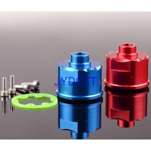 TRV011 Aluminum Front/Rear Diff Case 1pcs Fit 1/10 RC-TRAXXAS Model Car Slash 4x4 SC Truck