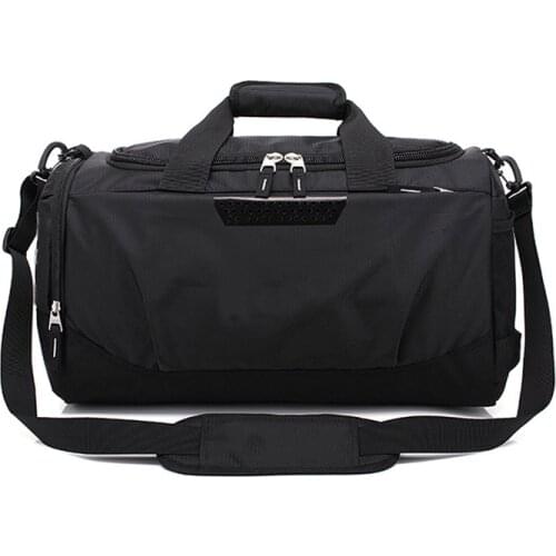 Men Women Waterproof Nylon Travel Handbags Large Luggage Bags Unisex Sports Gym Bag Solid Shoulder Bag New Duffle Bags XA421F
