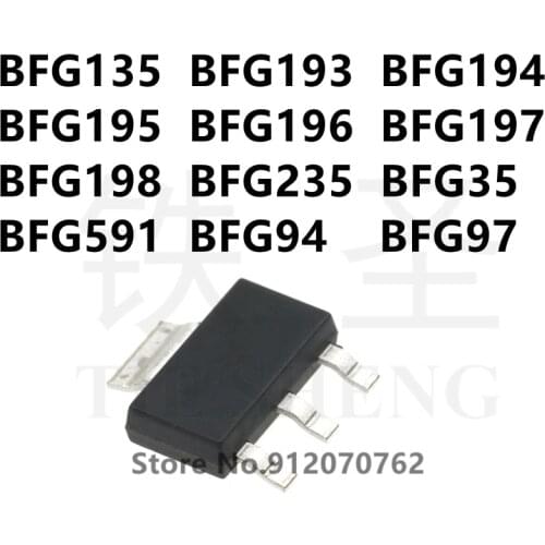 10PCS/LOT BFG135 BFG193 BFG194 BFG195 BFG196 BFG197 BFG198 BFG235 BFG35 BFG591 BFG94 BFG97 SOT-223
