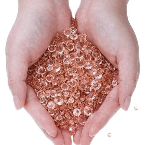 1000pcs Rose Gold Confetti Wedding engagement Bachelorette party bridal shower Birthday anniversary Table Scatter Decoration