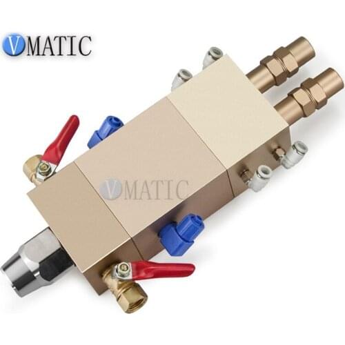 2020 High Quality New Arrival Big Flow Pneumatic AB Liquid Glue Adhesive Dispensing Suck Back Double Cylinder Valve