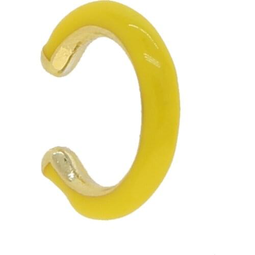 5 colors Fashion Small Ear Cuff Earring for Women Colorful enamel Clip Earring Stackable Cartilage Earring No Pierced