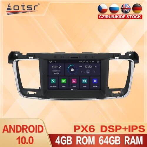 Android 10 Car Radio Multimedia Video Player For Peugeot 508 2011 2012 2013-2018 GPS Navi 2 din Android 9.0 Mirror Connection