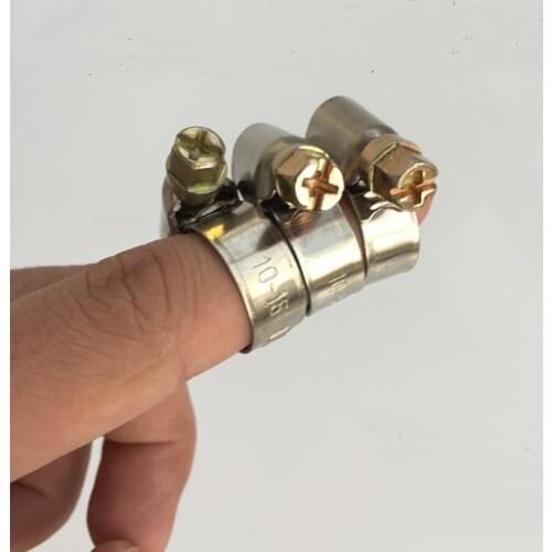 Free shipping 10pcs German strong thickening 304 stainless steel throat hoop