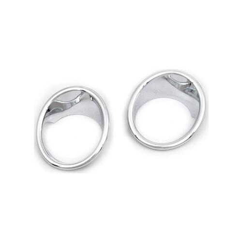 Free Shipping ABS Plastic Chrome Front Fog Light Cover for BMW X5 F15 2014 up