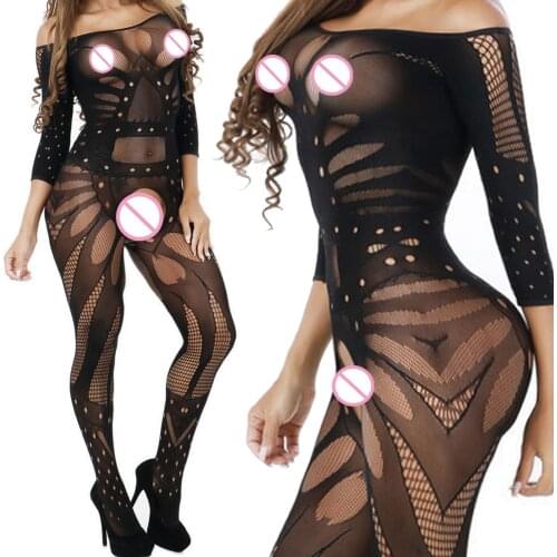 Sexy Erotic Hot Lingerie Babydoll Crotchless Leotard Bodysuit Latex Catsuit BodyStocking Teddy Underwear Sleepwear Jumpsuit 2020