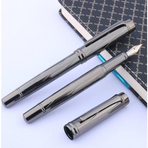 Smooth Trim M Fountain Pen gift piece Gun gray Stationery Office school supplies Writing