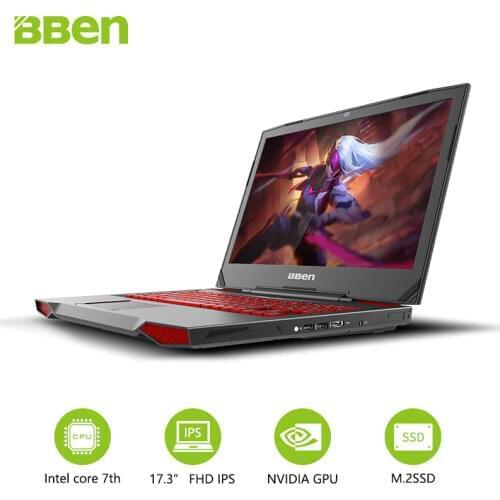 17.3 inch G17 Gaming Laptop 32GB DDR4 RAM 128GB SSD M.2+2TB HDD quad cores 8 threads 2.8GHZ-3.80GHz 6M Cache 6GB GDDR5 Video RAM