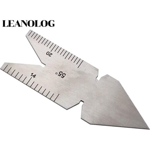Welding Tools Welding Rule Rib Gauge 55 Angle Welding gauge Center Gauge Degree 14ths and 20ths Screw Thread Gage